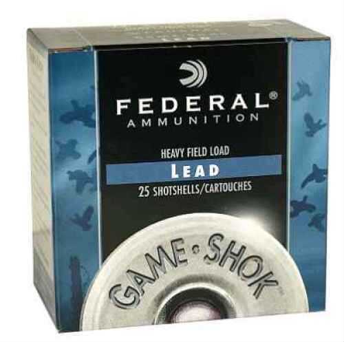 12 Gauge 2 3/4" 25 Rounds Ammunition Federal 1 1/4 oz  Lead #6
